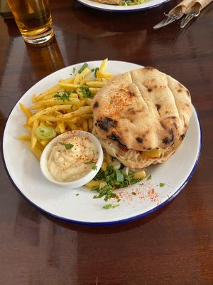 Cheese burger  at Szabad Bisztro in Budapest