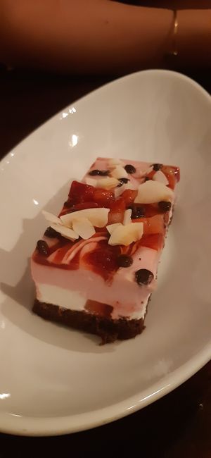 Cake at Szabad Bisztro in Budapest