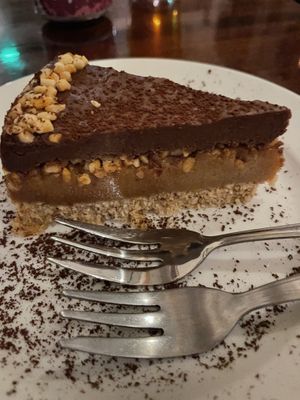 Snickers cake  at Szabad Bisztro in Budapest