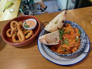 Food at Szabad Bisztro in Budapest