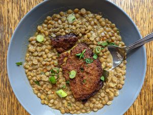 Lentil Main Dish (Special) at Szabad Bisztro in Budapest