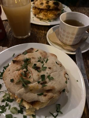 BBQ pulled “pork” burger (with jackfruit)  at Szabad Bisztro in Budapest