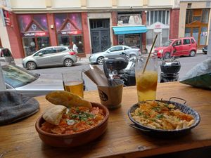 View at Szabad Bisztro in Budapest