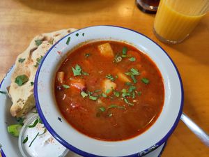 Le goulasch at Szabad Bisztro in Budapest