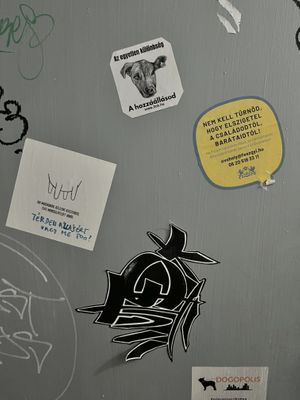 “Only difference is your attitude”   at Szabad Bisztro in Budapest