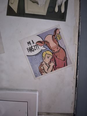 “What the fuck?”   at Szabad Bisztro in Budapest