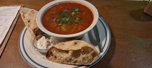 Beans goulash at Szabad Bisztro in Budapest