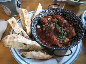 Nomeat balls at Szabad Bisztro in Budapest