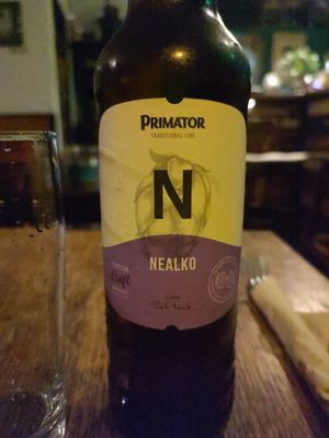 Non alcoholic beer at Szabad Bisztro in Budapest