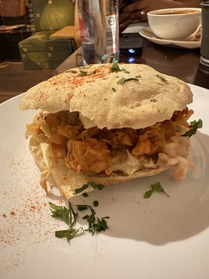 Pulled porc  at Szabad Bisztro in Budapest