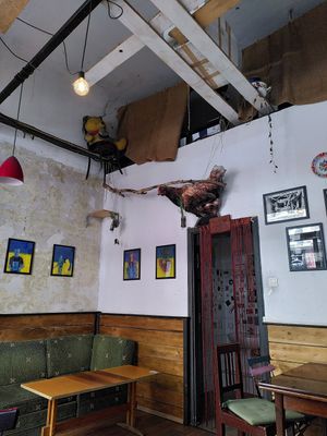 Interior at Szabad Bisztro in Budapest