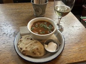 Goulash  at Szabad Bisztro in Budapest