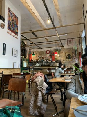 Atmosphere  at Szabad Bisztro in Budapest