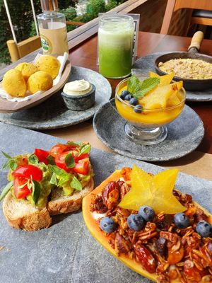 Brunch vegan at Banana Verde in Sao Paulo