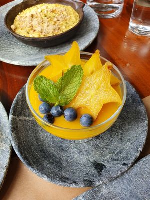 With chia at Banana Verde in Sao Paulo