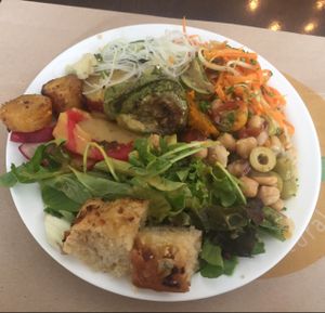 Salad at Banana Verde in Sao Paulo