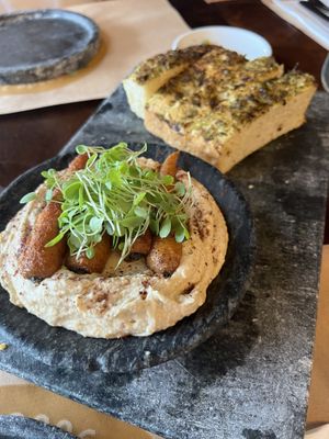 Hummus  at Banana Verde in Sao Paulo