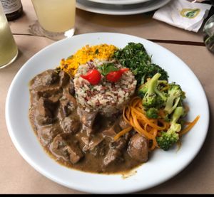 Hot dish at Banana Verde in Sao Paulo