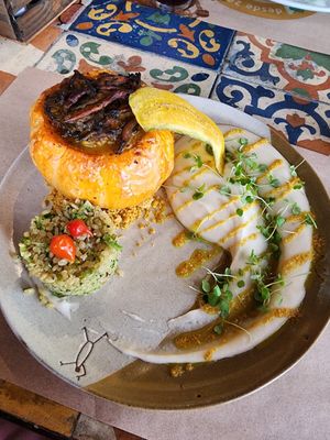 Bobó de shimeji at Banana Verde in Sao Paulo