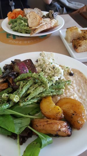 Vegan lunch at Banana Verde in Sao Paulo