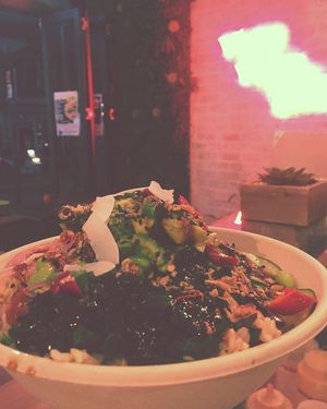 Topped with avocado spurge  at BOWL.R in Balmain