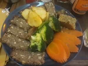 Vegan Nut Roast at Archers in Chiang Mai