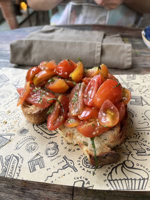 Bruschetta   at La Baracca in Pecatu