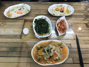 Very good food!!! All veggie  at Zhōu TàiTài 粥太太養生蔬食 in Xiaoliuqiu