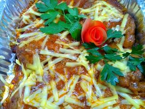 Filé de jaca a parmegiana at Casa da Comida in Jacarei