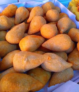 Coxinhas de jaca at Casa da Comida in Jacarei
