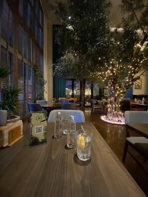 Beautiful decor  at Urth Caffe in Riyadh