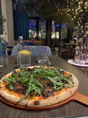 Truffle mushroom and rucola w/out cheese   at Urth Caffe in Riyadh