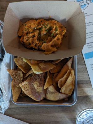 Hummus at The Peoples Drug in Alexandria