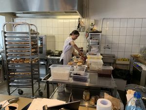 Lucky to get Vegan donuts made fresh! at MOD Donuts in Warsaw