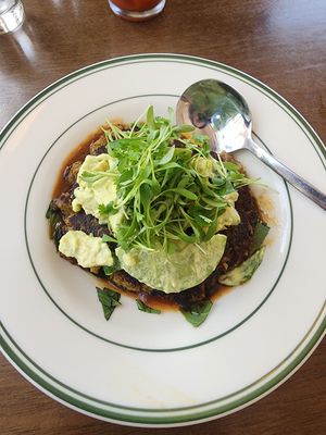 Artichoke cake at La Copine in Yucca Valley