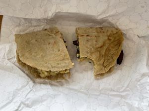 BEC…vegan and gluten free!! at Jack Jack's Coffee House in Babylon