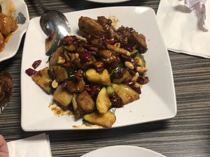 Soy kung pao chicken  at Rui's Shanghai Bistro in Redlands