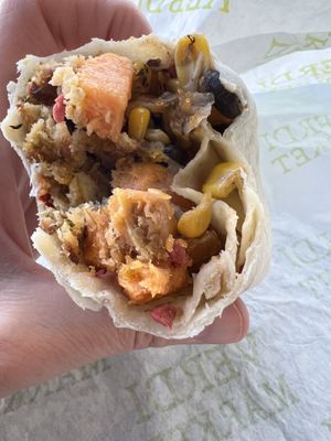 Vegan Burrito Thanksgiving style   at RNO - Verdi Market in Reno