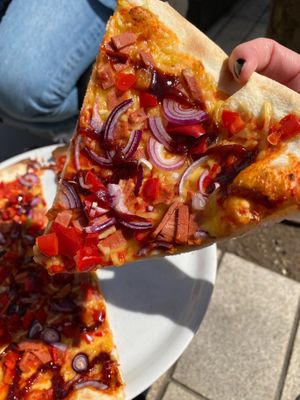 BBQ “bacon” at The Tube Bar in Luxembourg City