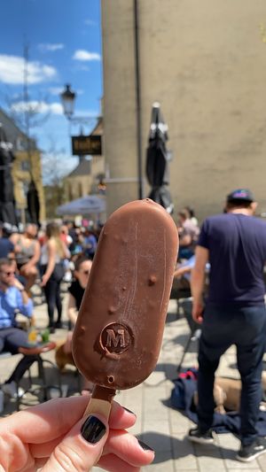 Vegan Magnum at The Tube Bar in Luxembourg City