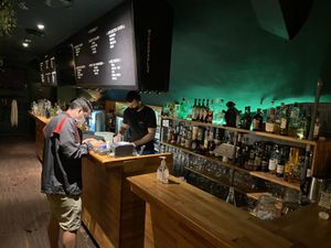 Bar at The Tube Bar in Luxembourg City