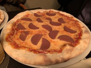 Smoky sausage  at The Tube Bar in Luxembourg City