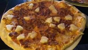 Pizza Hawaï   at The Tube Bar in Luxembourg City