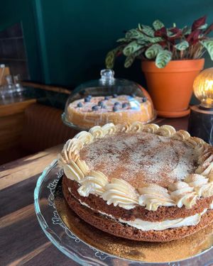 Delicious cakes supplied by Glow food available every Saturday and Sunday  at The Tube Bar in Luxembourg City