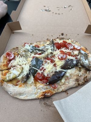 Vegan pinsa  at The Tube Bar in Luxembourg City