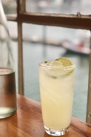 House-made ginger soda at Greens Restaurant in San Francisco