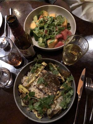 Vegan Jerk tofu: tasted very good, but not like really like jerk IMO at Greens Restaurant in San Francisco