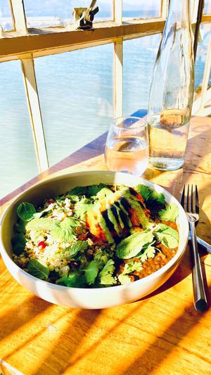 Mesquite Grilled Violin Squash at Greens Restaurant in San Francisco