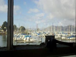 view at Greens Restaurant in San Francisco