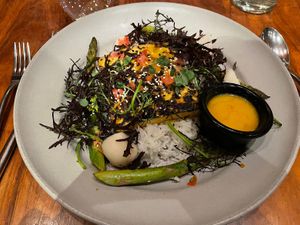 Grilled tofu  at Greens Restaurant in San Francisco
